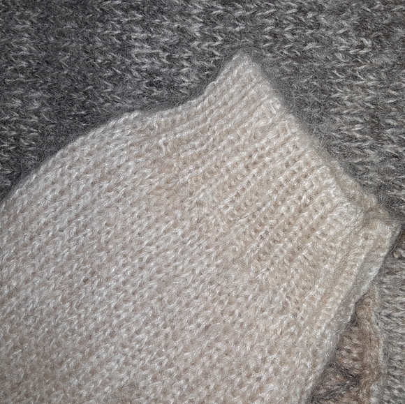 ORVIS Patchwork mohair blend sweater womens sz M - Picture 5 of 6